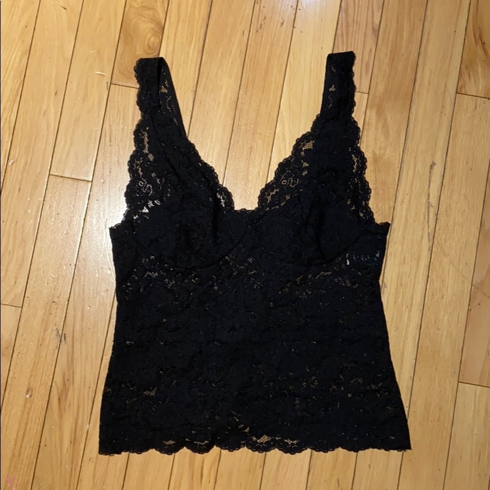 Women's Hanky Panky Lace Lingerie Top Medium - Picture 7 of 10